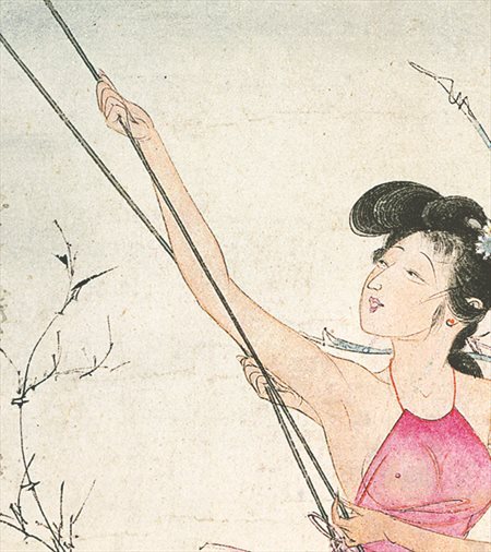 富锦-胡也佛的仕女画和最知名的金瓶梅秘戏图